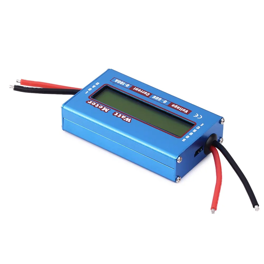 ЖК-дисплей простой DC RC Мощность Анализатор Ватт Вольт Ампер метр 60 V/100A солнечного ветра анализатор вертолет
