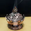 Tibetano quemador de incienso con diseño de loto 7,8*7,2*6,0 cm de aleación de bronce Mini quemador de incienso Incensory de Casa decoración envío gratis ► Foto 2/6