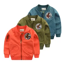 Baby collar jacket 2016 the new children’s clothing han edition cardigan children zipper coat The boy fall baseball uniform