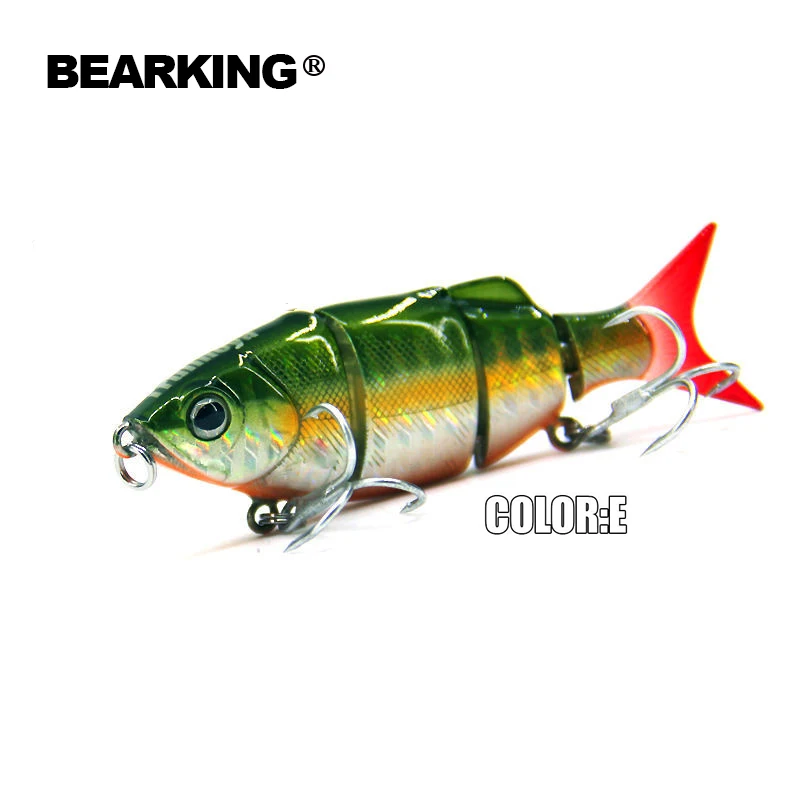 5pcs/lot Bearking Hot fishing lures minnow,hard baits quality professional baits 11cm/27g,swimbait jointed bait,free shipping