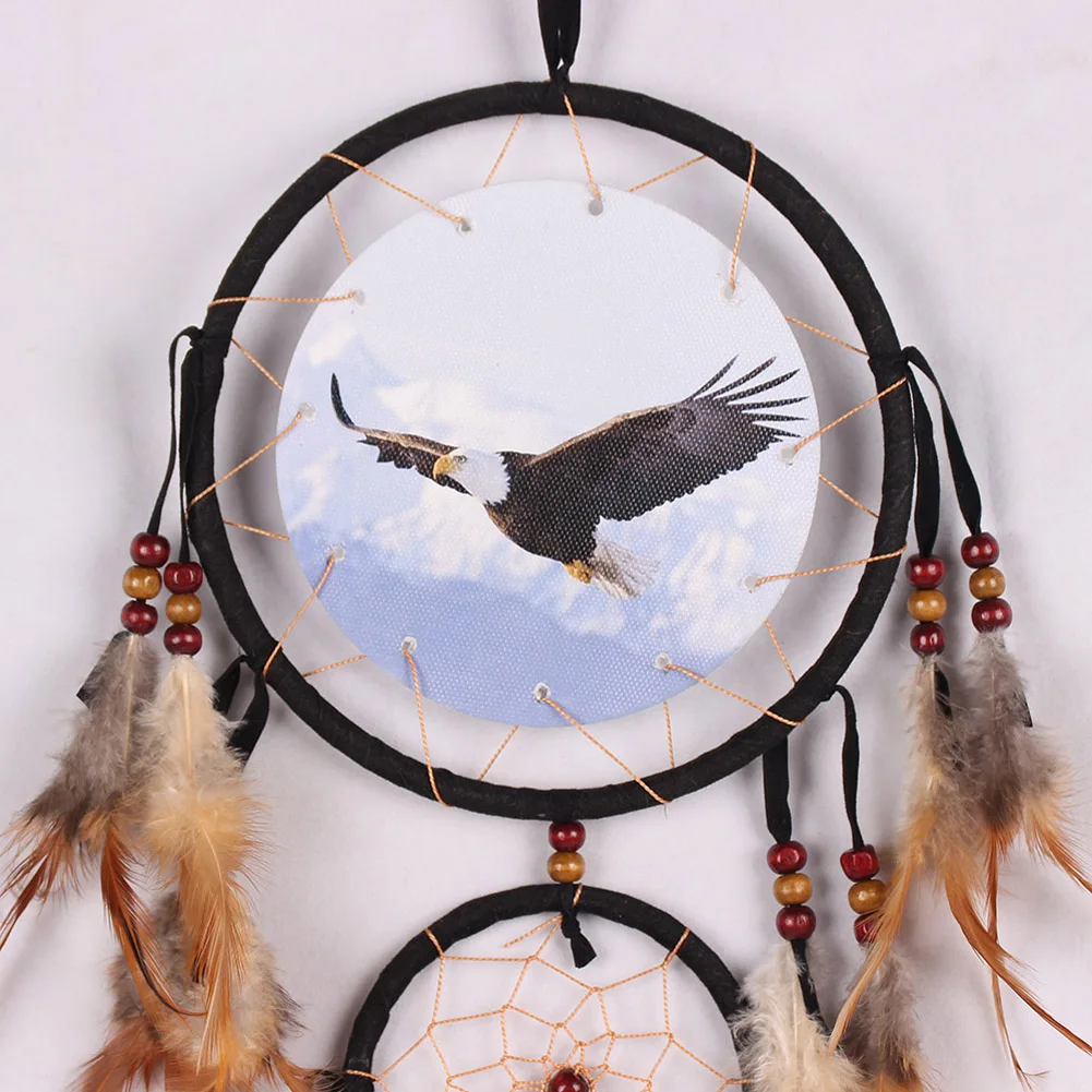 Aquila Orso Lupo Disegno Handmade Dream Catcher Con Le Piume Modello  Animale Auto Appeso A Parete Decorazioni Ornamento DreamCatcher - AliExpress, image size:1001x1001