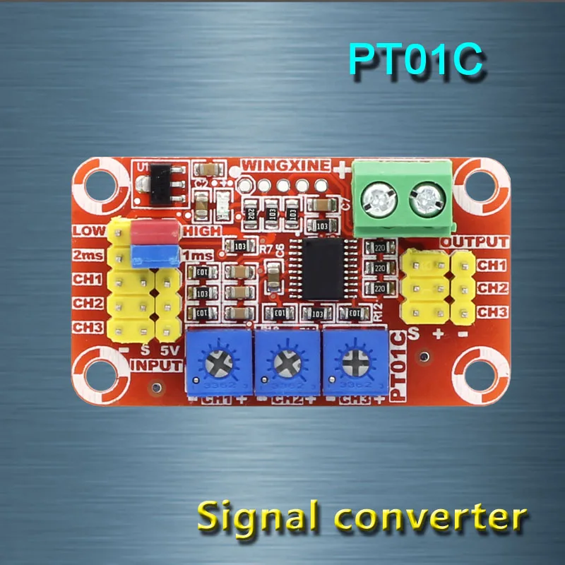 

Free shipping, PT01C Multifunction servo signal converter