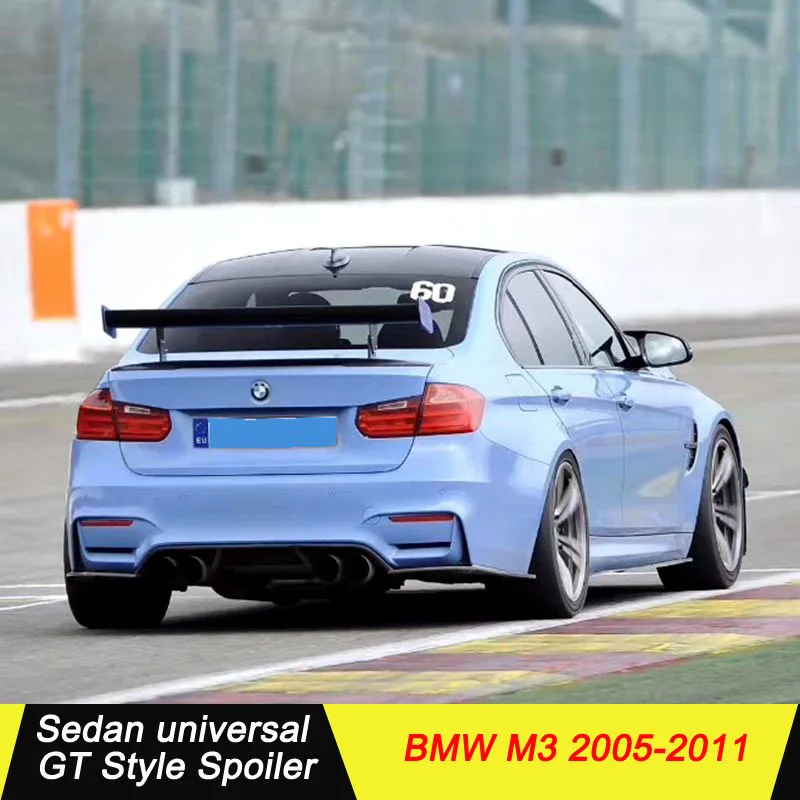 For Bmw E92 M3 100 Carbon Fiber Lip Spoiler Universal Black Gts For Bmw E92 M3 100 Carbon Fiber Lip Spoiler Universal Black Gts Style Rear Trunk In Spoilers Wings From Automobiles Motorcycles On