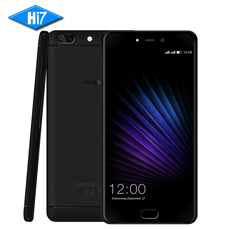 Original Leagoo T5 Octa-core 4GB 64GB Mobile Phone Dual Back camera 13M Android 7.0 MTK 5.5" FHD Front Fingerprint Smartphone