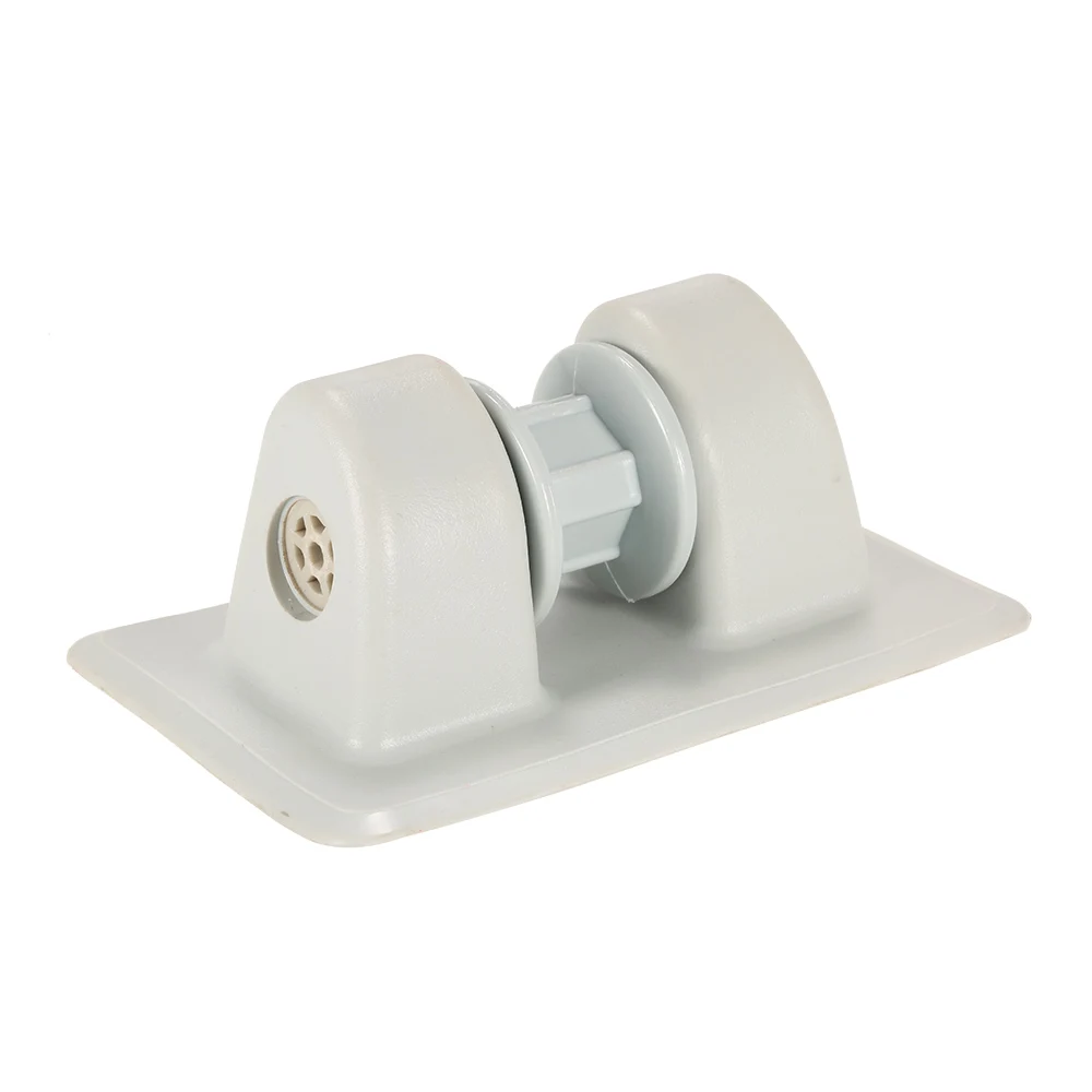 

1pc PVC Round Single Hole Anchor Tie off Patch Rope Buckle Anchor Holder Wheel Anchor Row Roller for inflatable boats