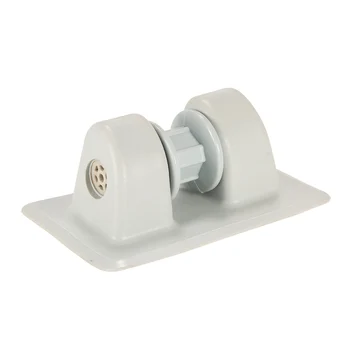 

1pc PVC Round Single Hole Anchor Tie off Patch Rope Buckle Anchor Holder Wheel Anchor Row Roller for inflatable boats
