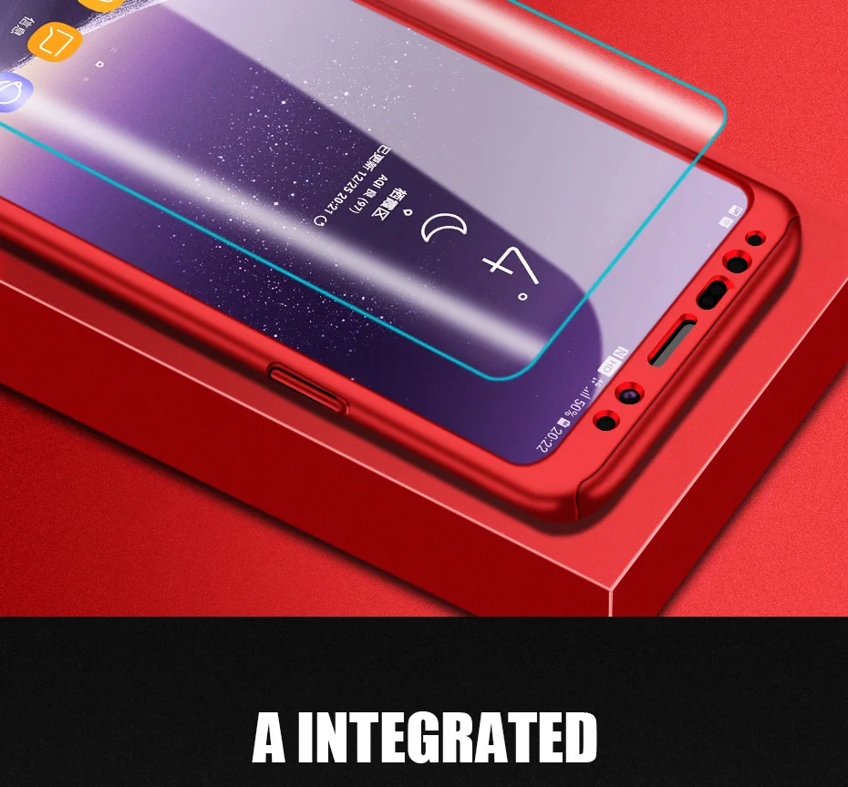 ZNP Luxury 360 Degree Shockproof Case For Samsung Galaxy S9 S8 Plus Full Cover Phone Case For Samsung Note 9 8 S7 Edge S9 Case -