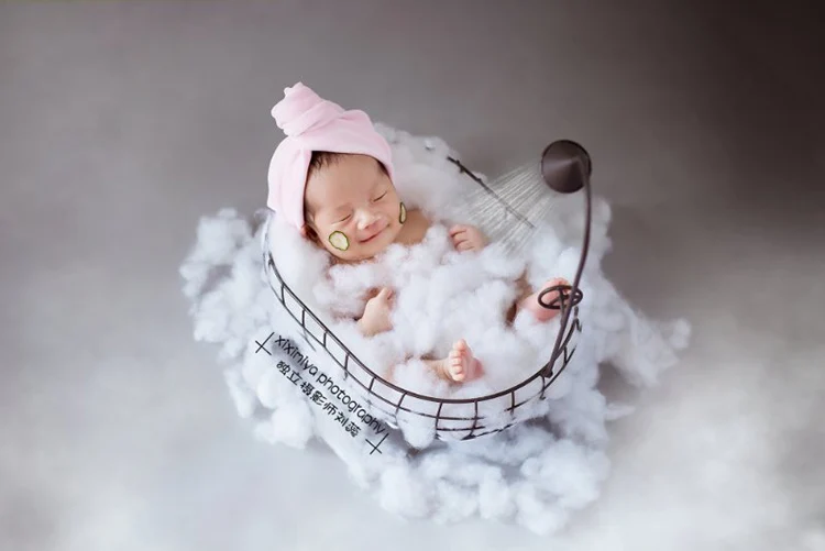 baby photo shoot basket