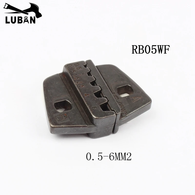 

MINI EUROP STYLE crimping tool crimping plier die sets for RB series 0.5-6mm2 RB05WF jaws
