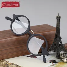 Чашма Новинка года Одежда высшего качества имитация дерева Ретро Стиль Круглый полный кадр оптические очки рецепт очки