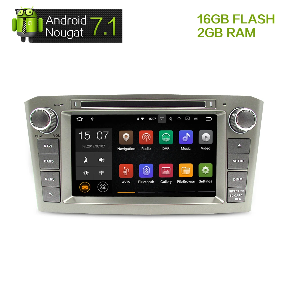7 2G RAM Android 7 1 font b Car b font DVD Stereo Multimedia Headunit For