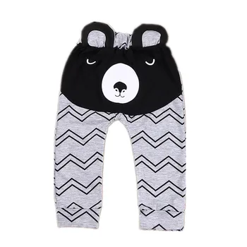 

2019 Hot Sale Boys Pants Bears Children Harem Pants For Girls Boy New Fashion Toddler Child Trousers Baby Clothes For 0-24M