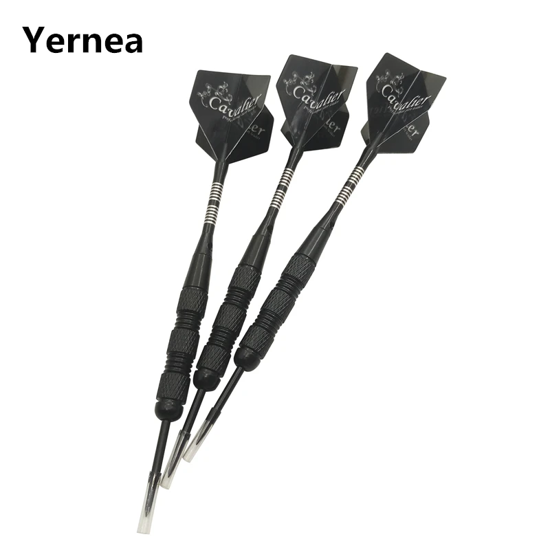 

Yernea 3Pcs Professional Steel Tip Darts 22g Nickel Plated Iron Steel Pointed Darts Throw Game Aluminum Shafts Dart Flight