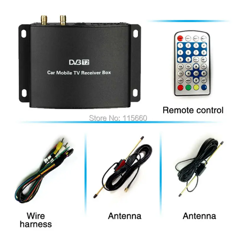 DVB-T2 Digital TV receiver Box New 10