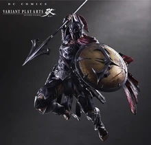Play Arts Kai Batman Action Figures Timless Sparta Ver PVC Toys 250mm Anime Movie Model Superman VS Bat Man Playarts Kai