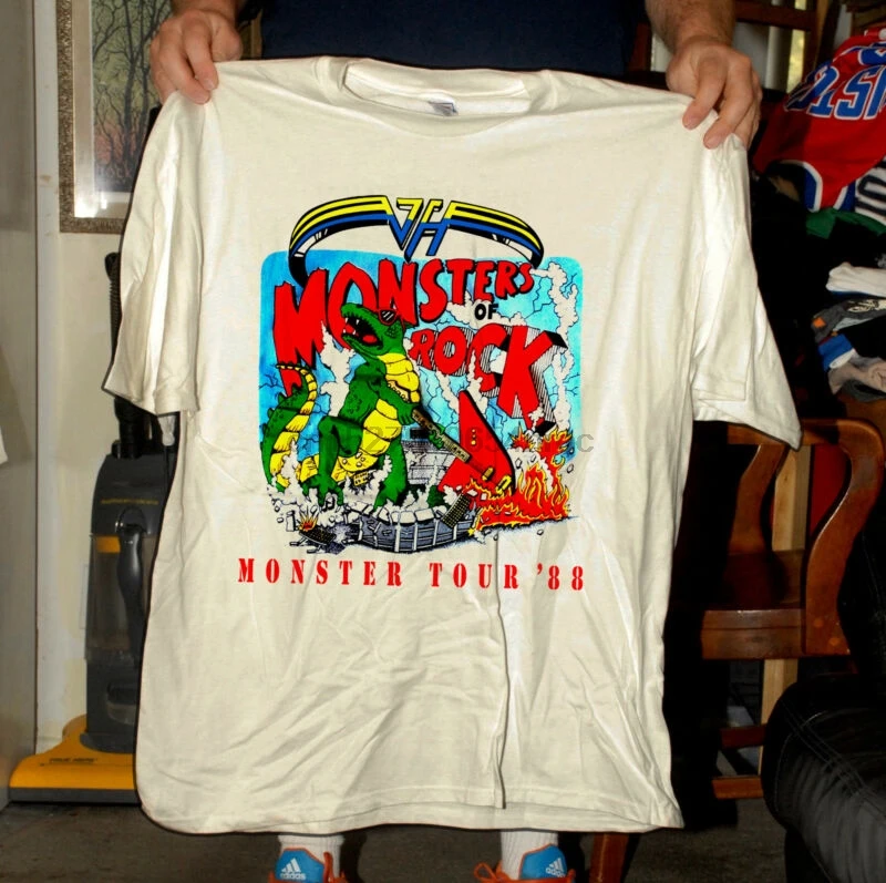

Vintage 1988 MONSTER OF ROCK TOUR CONCERT T SHIRT reprint Size S M L XL 2Xl 3XL