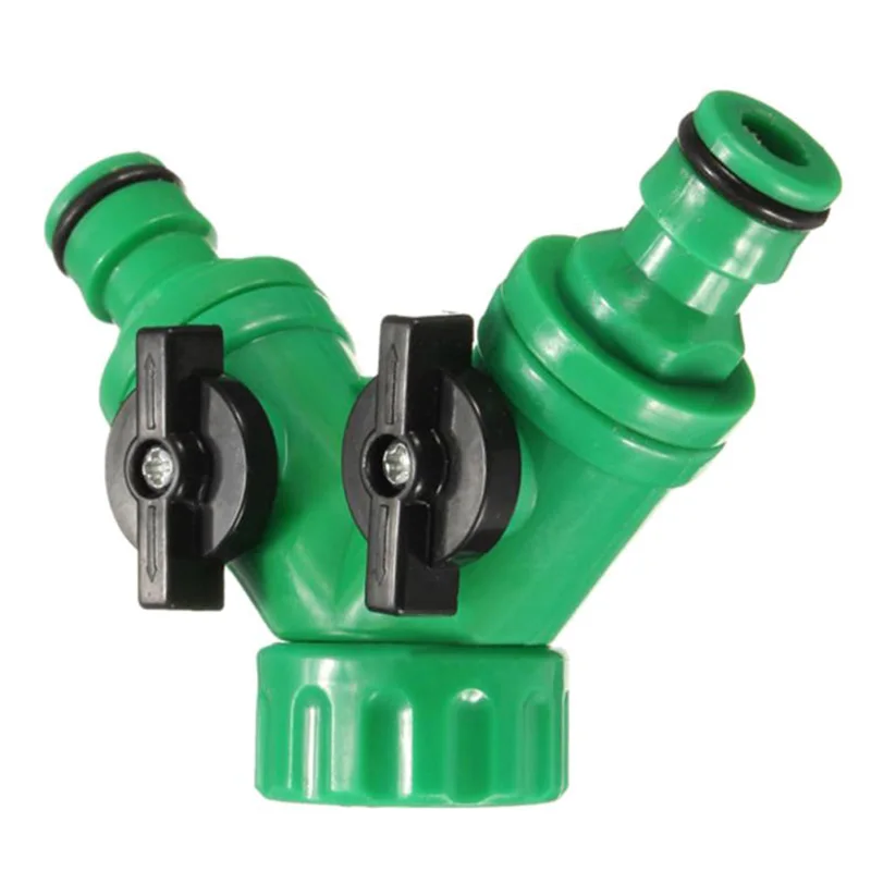 1/2/4 Pcs 2 Way Hose Pipe Connector Y Shape Garden Tap Splitters With