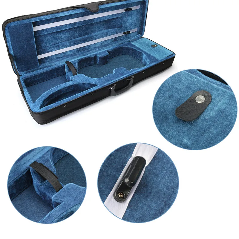 

Zebra 4/4 Acoustic Violin Case Fiddle Box Cover For Violin Stringed Instruments Parts Accessories