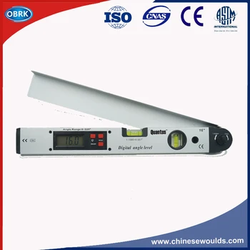 

225 Degree 16'' Laser Digital Universal Angle Ruler Protractor Angle Gauge Construction Angle Meter Digital Angle Finder