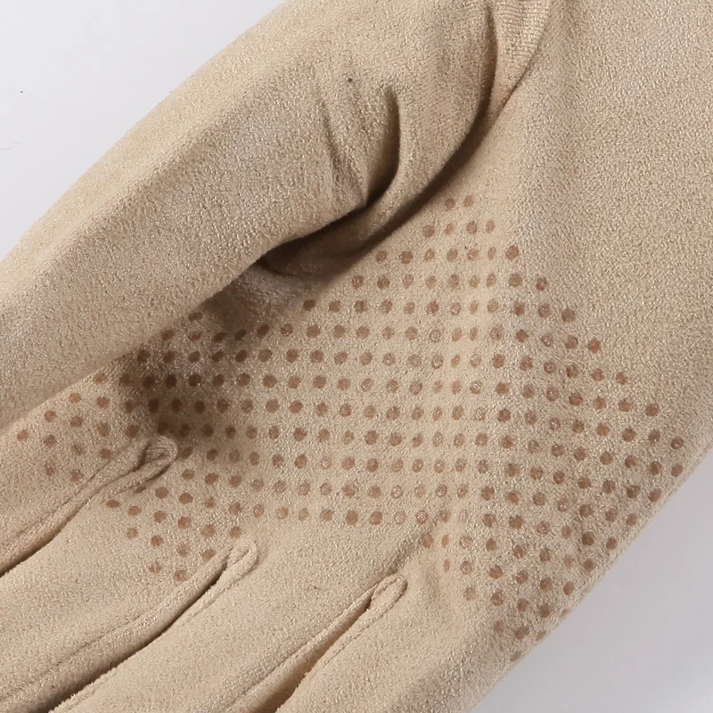 2020 Spring Summer Faux Suede Gloves Men Women Fashion Bikes Thin Breathable Short Sunscreen Driving Unisex SZ008W|Мужские перчатки| |
