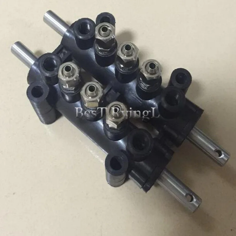 

YY Tyre Tire Changer Machine Foot Pedal Air Control Valve with 10Pcs Hole Aluminum Alloy Tire Repair Tools