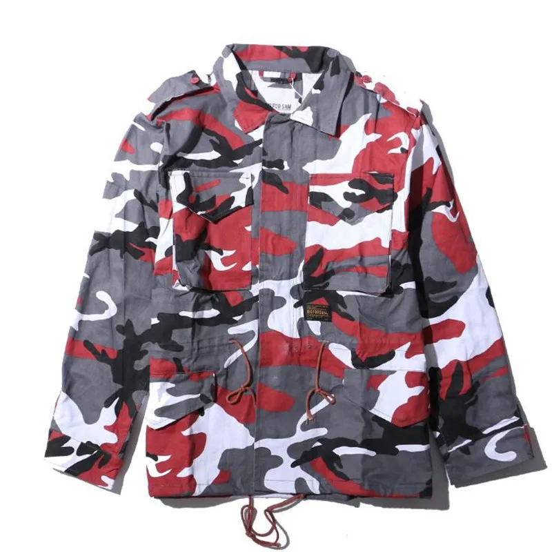 

Camouflage turn - Down collar Man jacket 2018 Autumn thin Style Multy Amariss jackets man7 colors Camouflage coat Male lady