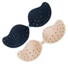 Женский спортивный бюстгальтер грудь бикини с подкладкой бюстгальтер дышащая форма чашка невидимые силиконовые бюстгальтер усилитель груди прокладка формирователь груди