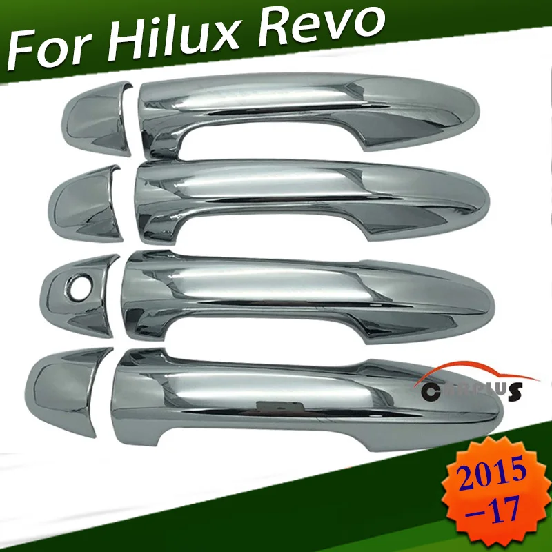 

Chrome Door Handle Cover For Toyota Hilux Revo Rocco 2016-2019 Car Styling
