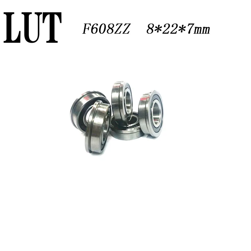 5 шт. металлические фланцевые подшипники F608ZZ F608 ZZ 8*22*7 мм 8x22x7 мм|bearing ball|bearing bearingbearing