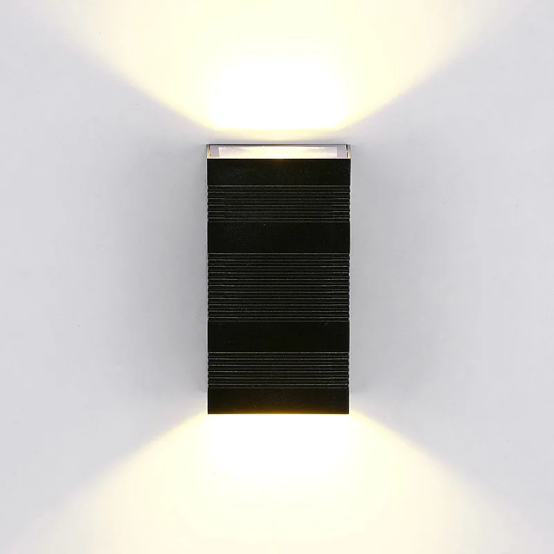 2x5w Cuboid Outdoor Wall Lights Home Commercial Villa