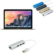 KuWfi USB 3.0 to RJ45 Port 10/100/1000M Gigabit Ethernet Network Adapter+3 Port USB Hub for Macbook Windows 10 KuWfi USB 3.0 to RJ45 Port 10/100/1000M Gigabit Ethernet Network Adapter+3 Port USB Hub for Macbook Windows 10