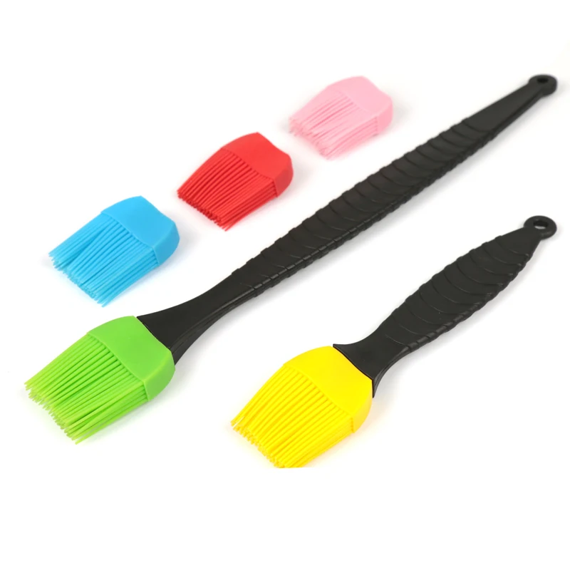Multifunctional Multi Color Silicone Basting Pastry Brush Oil Brushes