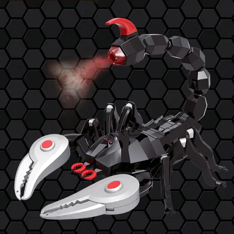 Новое поступление реалистичный RC Скорпион Инфракрасный пульт ДУ звук мигающие глаза дети взрослые игрушка-лучший подарок