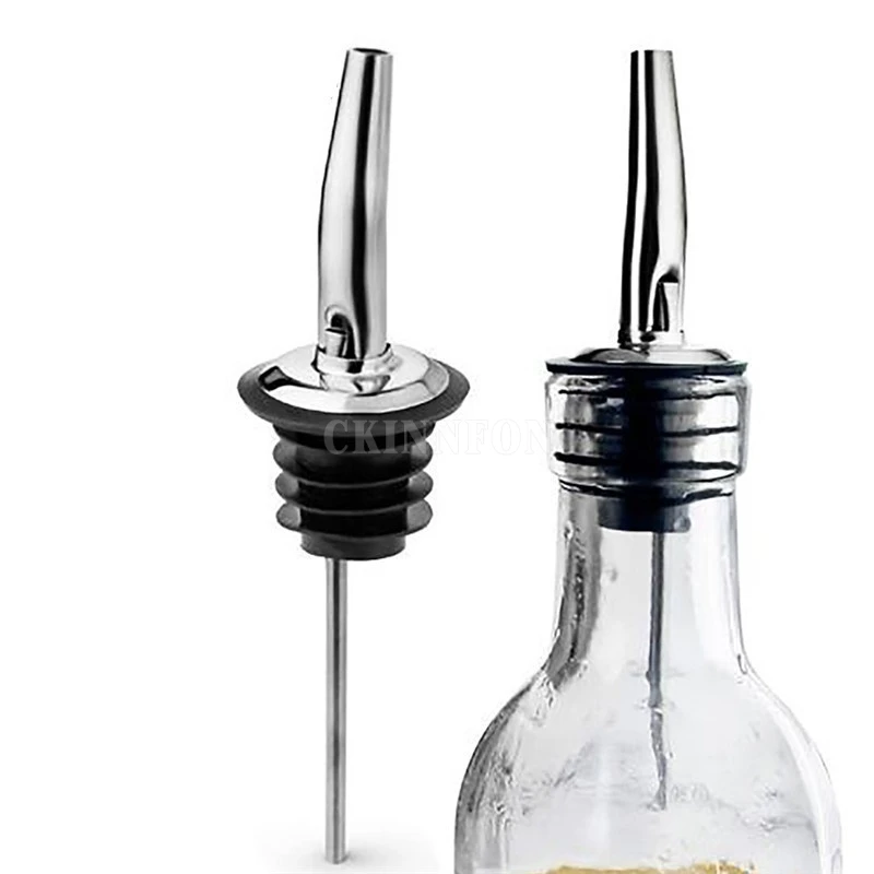 DHL 1000PCS Practical Wine Pourer Stainless Steel Wine Stopper Creative