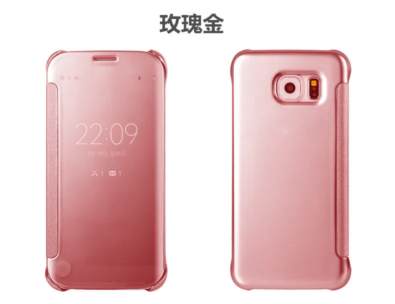 Clear View Cover For Samsung GALAXY S6 Edge plus/