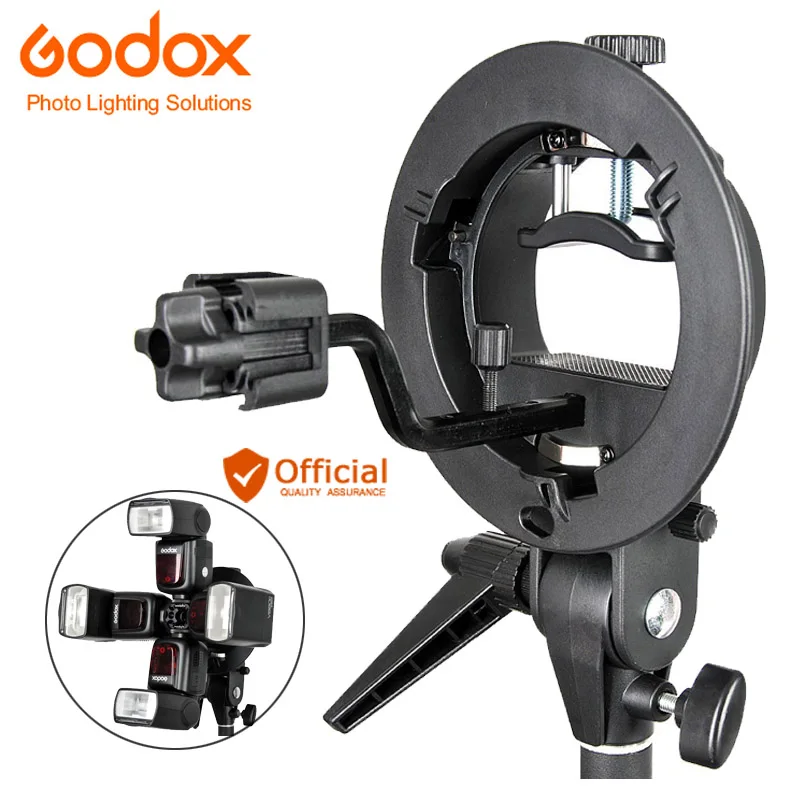 Godox S-type Bowens Bracket +S-FA Universal Aluminium Alloy Flash Speedlite Holder Adapter Hot Shoe Mount Adapter KIT For flash Godox S-type Bowens Bracket +S-FA Universal Aluminium Alloy Flash Speedlite Holder Adapter Hot Shoe Mount Adapter KIT For flash