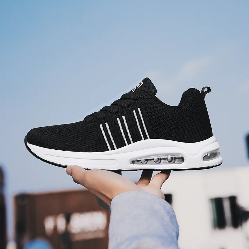 FANPAO Sports air cushion Running Shoes for Men Lightweight Breathable Mesh boy's Casual Gym