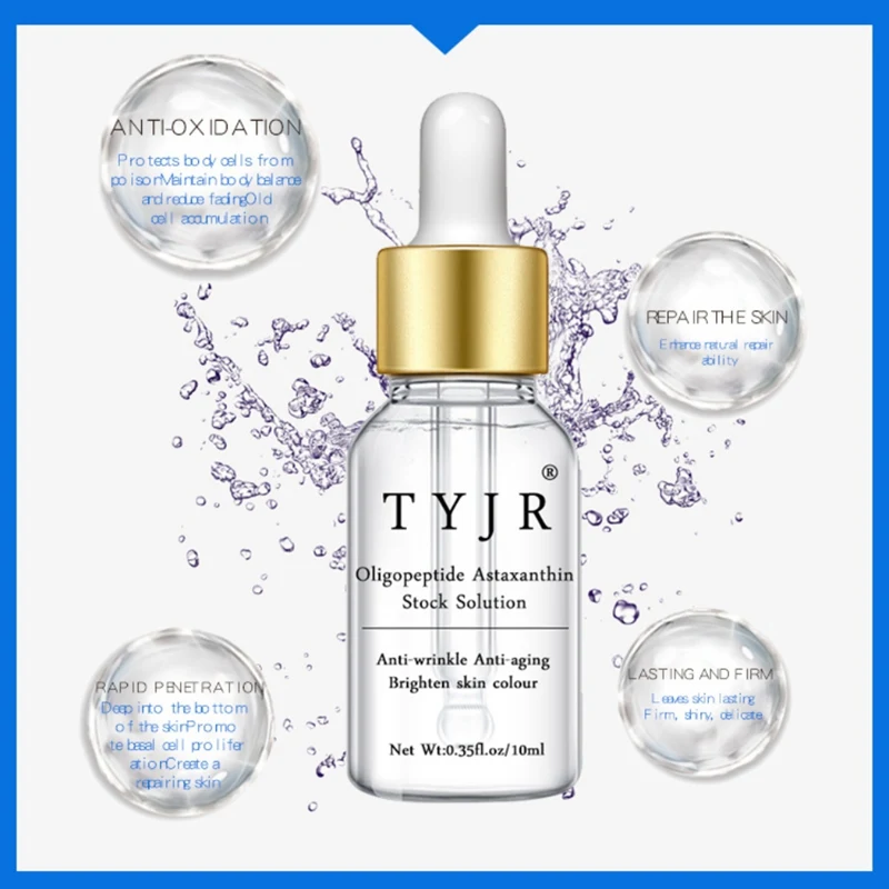 

Oligopeptide Astaxanthin Face Serum Essence Anti Wrinkle Anti Aging Whitening Moisturizing Skin Care Firming 5806
