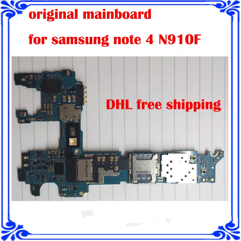 imágenes para Versión Europea placa base Para Samsung NOTA 4 N910F original Placa Lógica motherboard placa del sistema Android buen trabajo imágenes para Versión Europea placa base Para Samsung NOTA 4 N910F original Placa Lógica motherboard placa del sistema Android buen trabajo