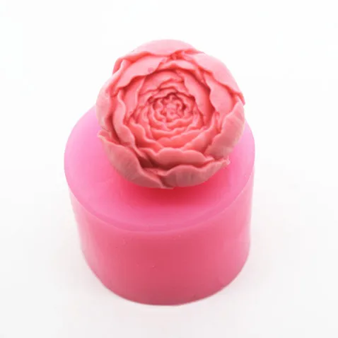 Fine Soap Making 3d Flower Cake Mold Decorating Craft Silicone Soap Mould