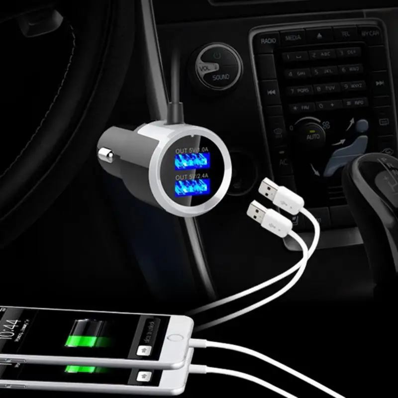 BC39 FM передатчик двойной зарядное устройство USB сенсорный экран беспроводной Bluetooth 4.2LED дисплей MP3-плеер поддерживает TF карты музыкальный плеер