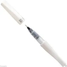 Zig kuretake caneta marcadora de aquarela, pincel de paintbrush, caneta de enrolar, de cor transparente, 999, japão, canetas de glitter, diy