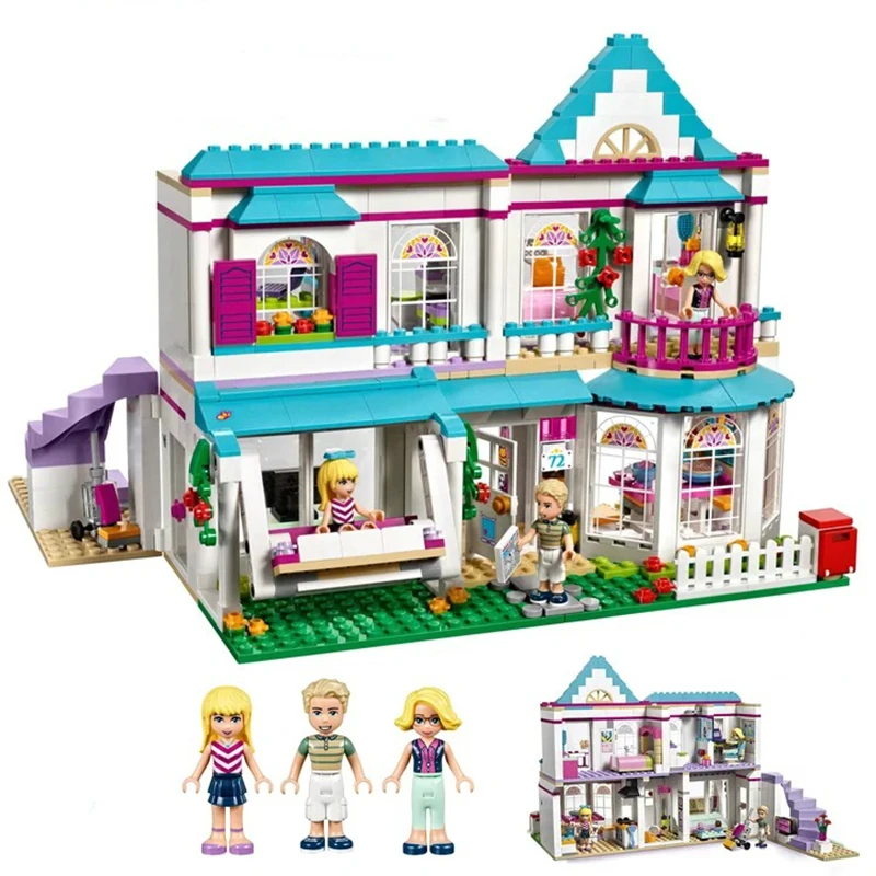 

622pcs Stephanie's House Compatible Legoing Friends Girl Hotel Model Building Blocks Bricks Girls Birthday Gift Children Toys