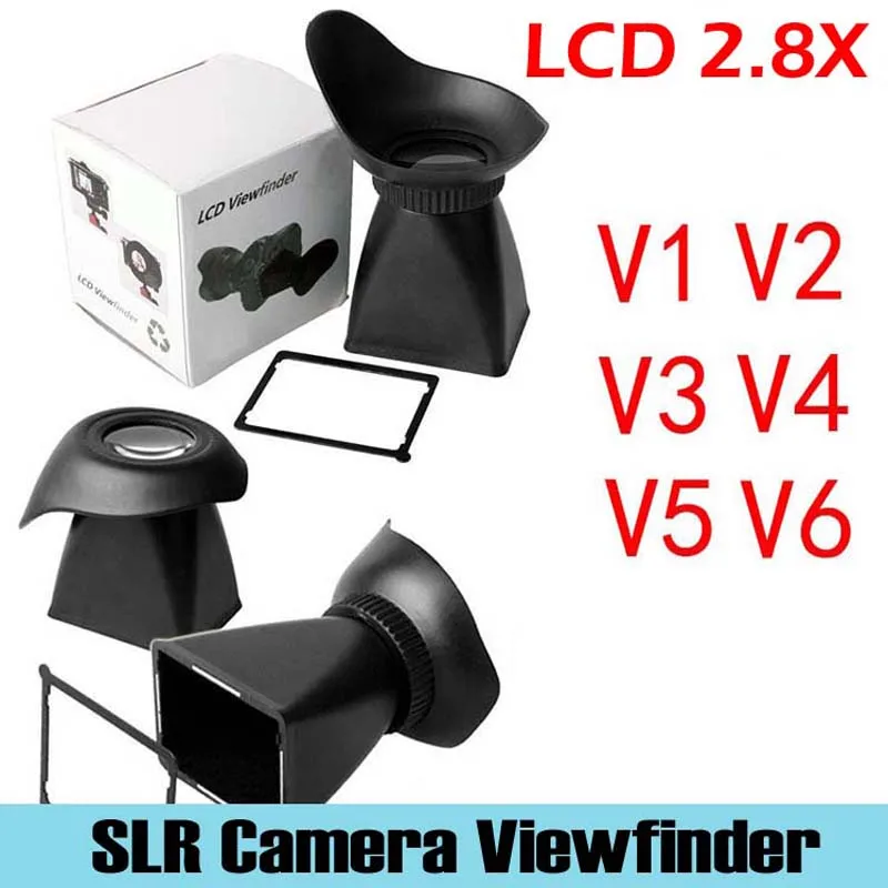 

LCD Viewfinder Extender V1 V2 V3 V4 V5 V6 For SONY Nikon Canon 550D 600D Camera 2.8X 3.0"LCD Viewfinder Loupe Viewer Extender