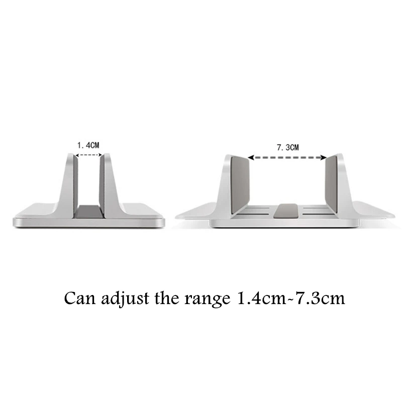 Регулируемая алюминиевая вертикальная подставка для ноутбука Macbook/imac подставка для ноутбука возведенная компактный настольный держатель для iPad Pro 12,9