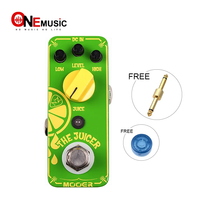 

MOOER The Juicer Neil Zaza Signature overdrive Effect Guitar Pedal with Gold Pedal Connector