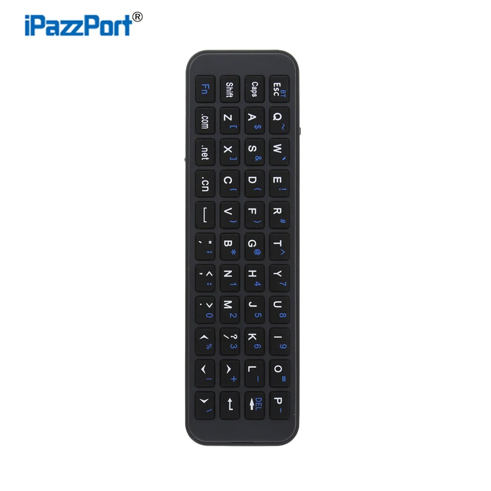 IPazzPort Мини Беспроводной 4.0 Bluetooth клавиатура для Apple TV 4th раскладка клавиатуры QWERTY