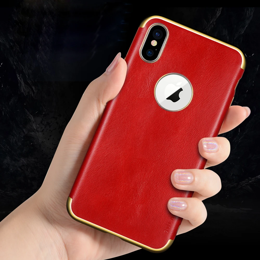 SULADA кожа магнитный чехол для iPhone X iPhoneX кремния покрытие Магнит Обложка 10