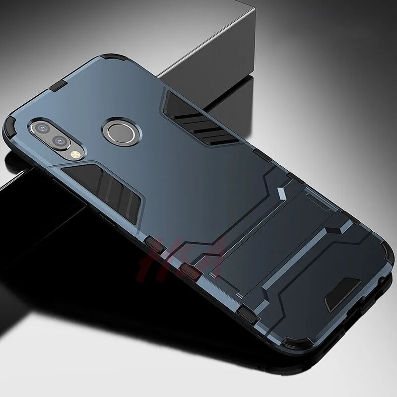 Противоударный защитный чехол для телефона P9 P10 P20 Lite Plus матовая Защитная крышка для huawei P20 mate 20 Lite Pro Чехол huawei P Smart - Цвет: Синий