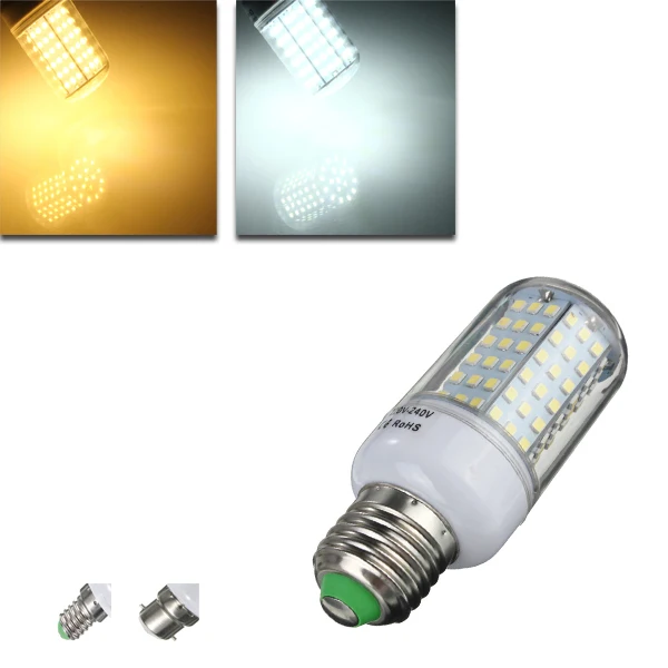 E27/E14/B22 10 Вт 900/1000lm 126 светодиодный 2835 SMD светодиодный Кукуруза лампы теплый/белый 220 В Главная лампы заменить компактная люминесцентная лампа